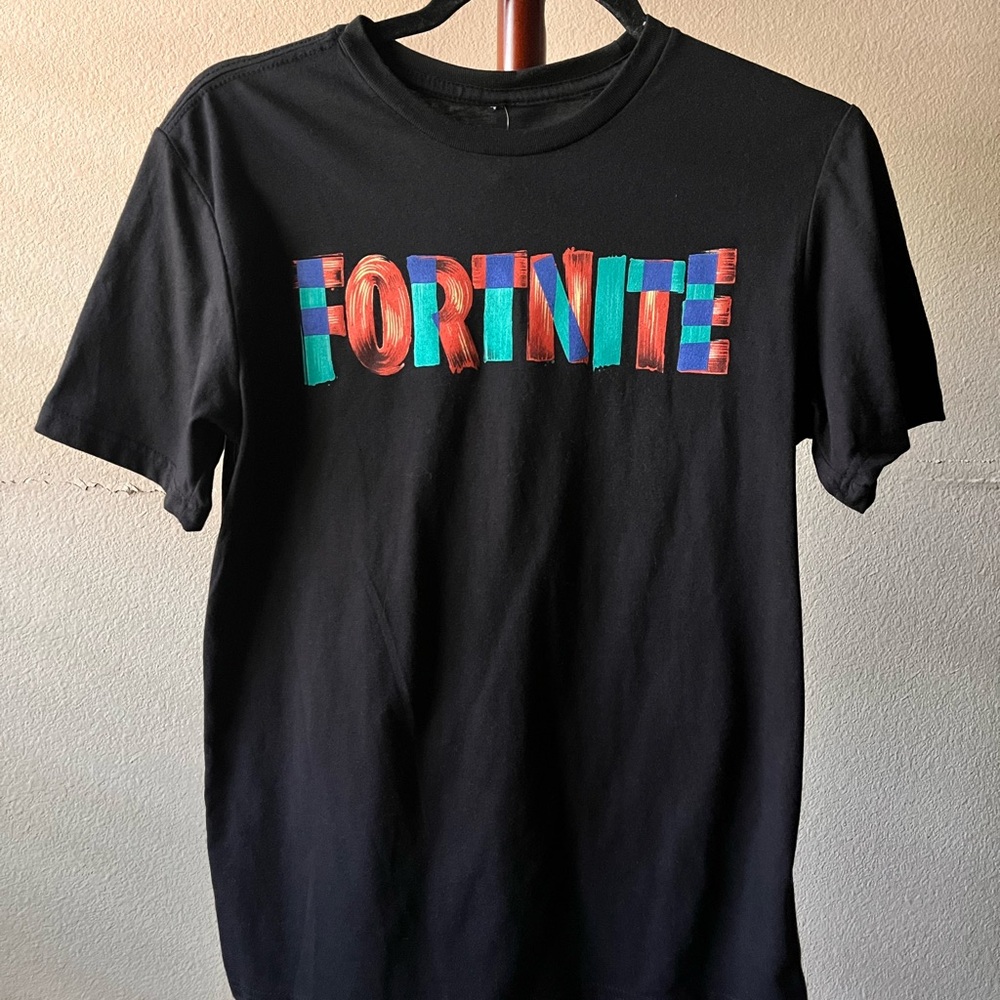 Fortnite Kids Black Short Sleeve Tee